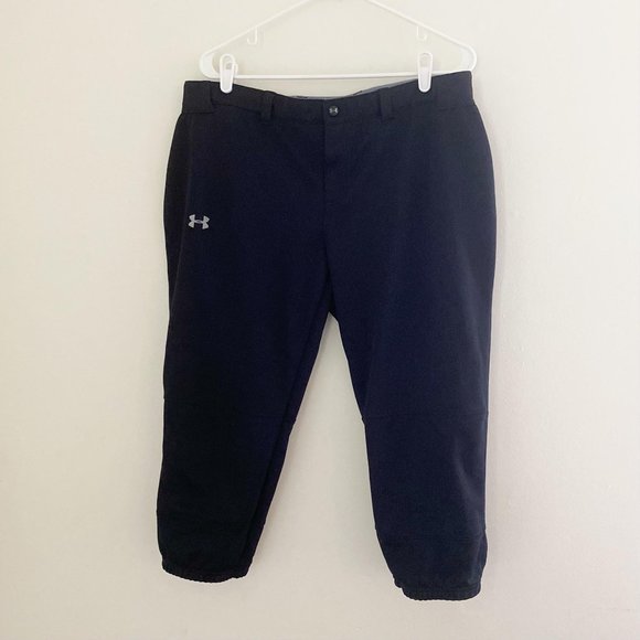 Under Armour Other - Under Armour Mens Baseball Pants Fitted Black XL